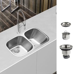 Recopilacion De Accesorios Para Tarja Doble Con El Area De Plomeria Y Griferia