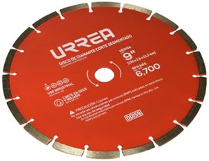 Opinion 8211 Disco De 9 Pulgadas Para Concreto De El Area De Accesorios Y Refacciones